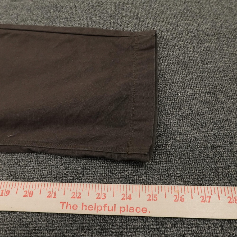 Volcom Pants Boys Large 12Y Brown Cargo Elastic Waist Drawstring Ripstop Cotton - Picture 9 of 11